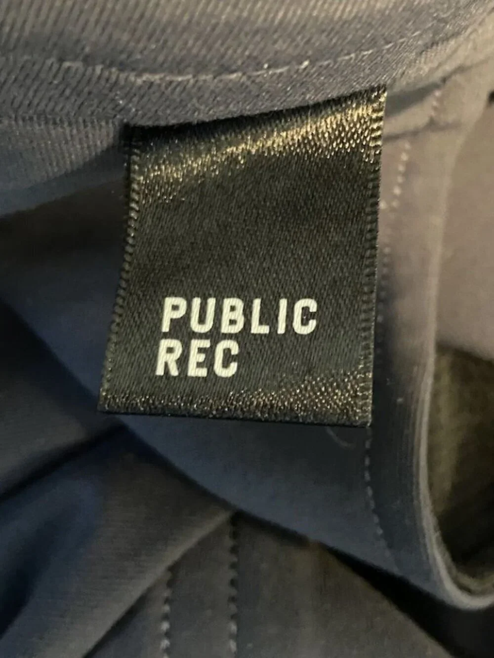 Public Rec Pants Performance Chino Stretch Navy Blue Size 36 30